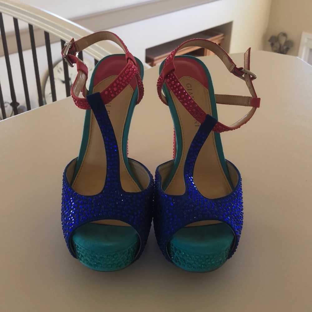 Gianni Bini Bejeweled heels